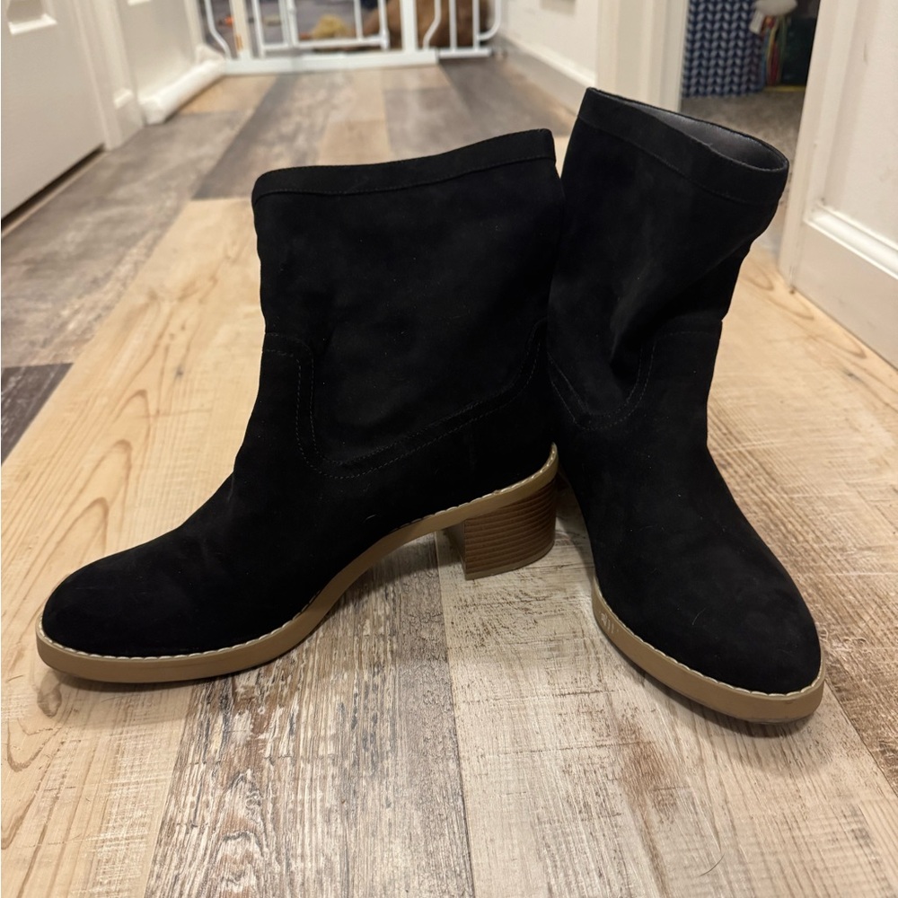 Loft High Ankle Faux Suede Boots